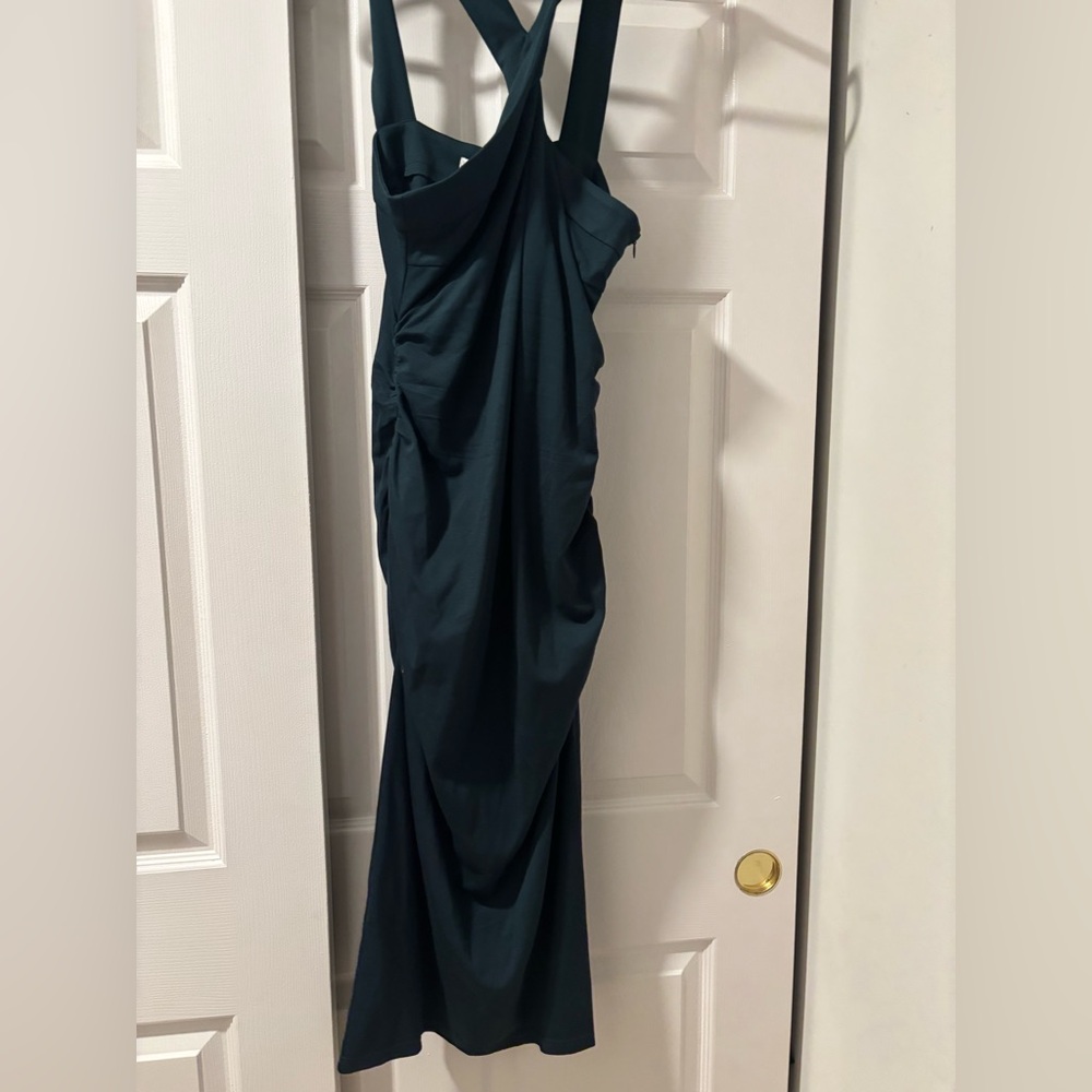 Grace Karin Dark Teal Backless Dress